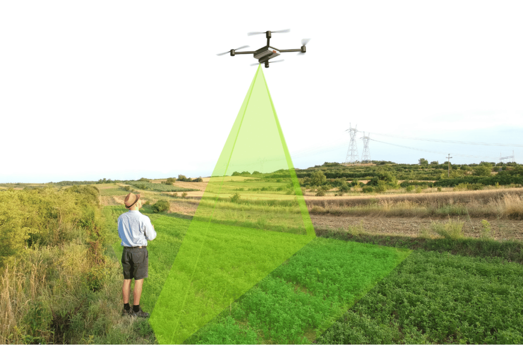 Drone in action: ensuring crop health and boosting yield through efficient pest control