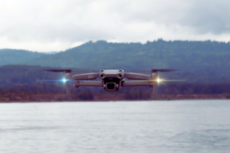 how drones can be used to inspect dam