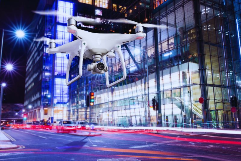 Drones are gradually becoming an integral part of modern cities, underlining the expanding drone market size.