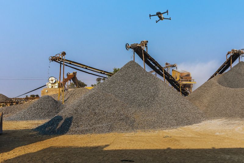 Drones in action: Streamlining stockpile calculation in the coal mining industry.