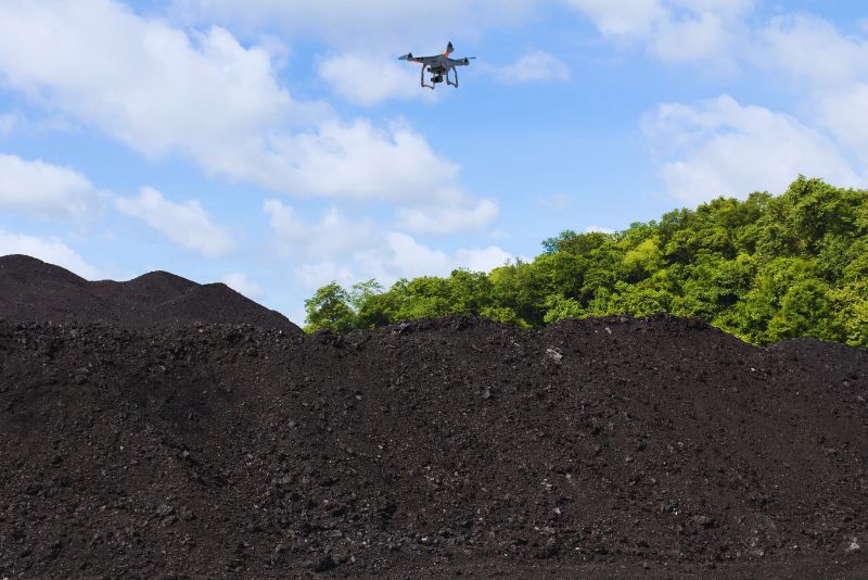 Drones in action: Streamlining stockpile calculation in the coal mining industry.