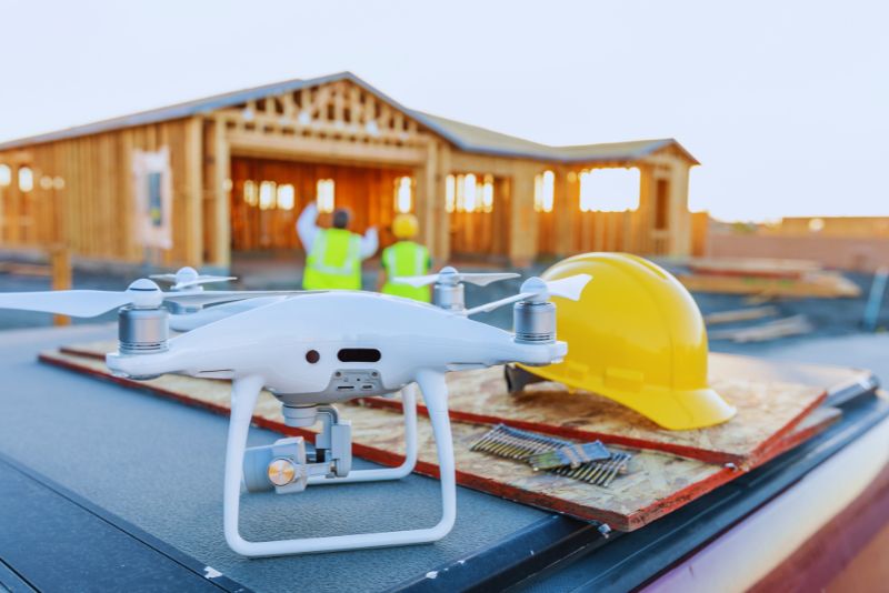 how construction companies can utilize drones for design stage
