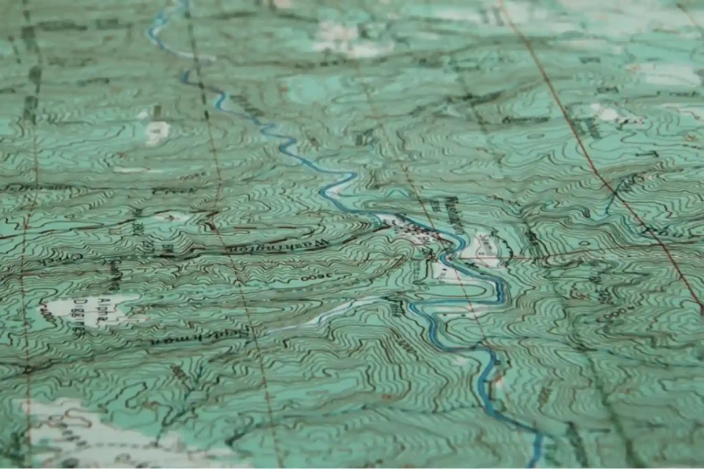 Drone conducting topographic mapping in the transmission corridor.