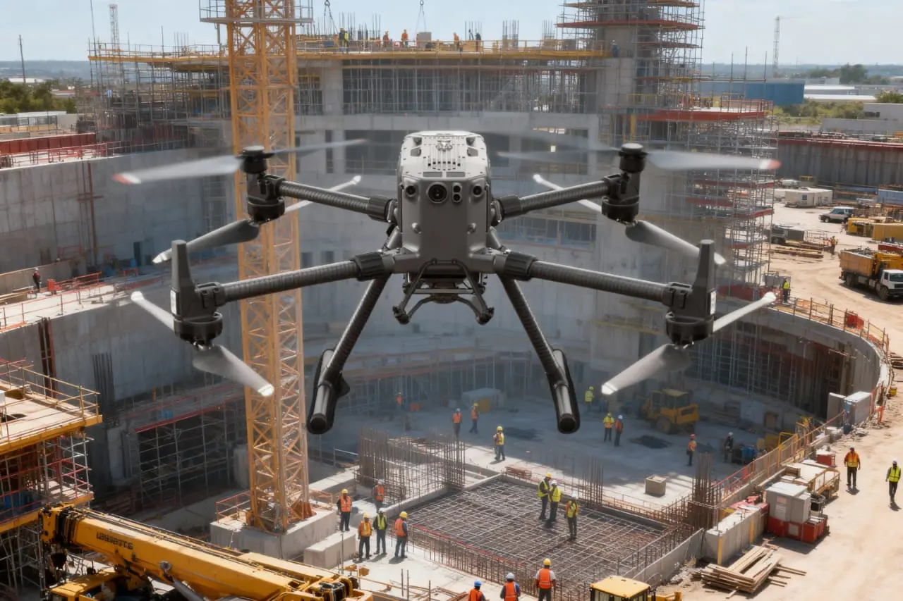 Drone inspection reducing oil tank downtime from two weeks to four hours.