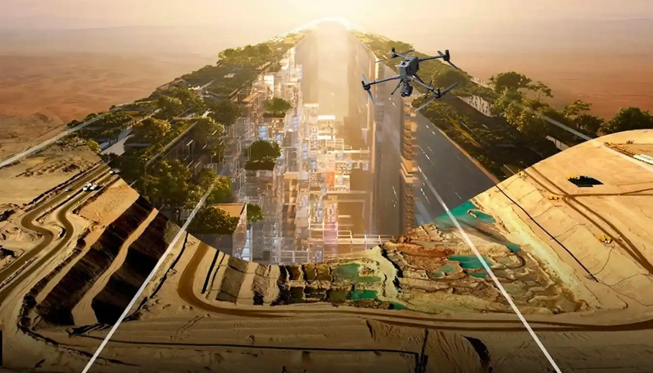 Digital Twin Reality Capture NEOM construction