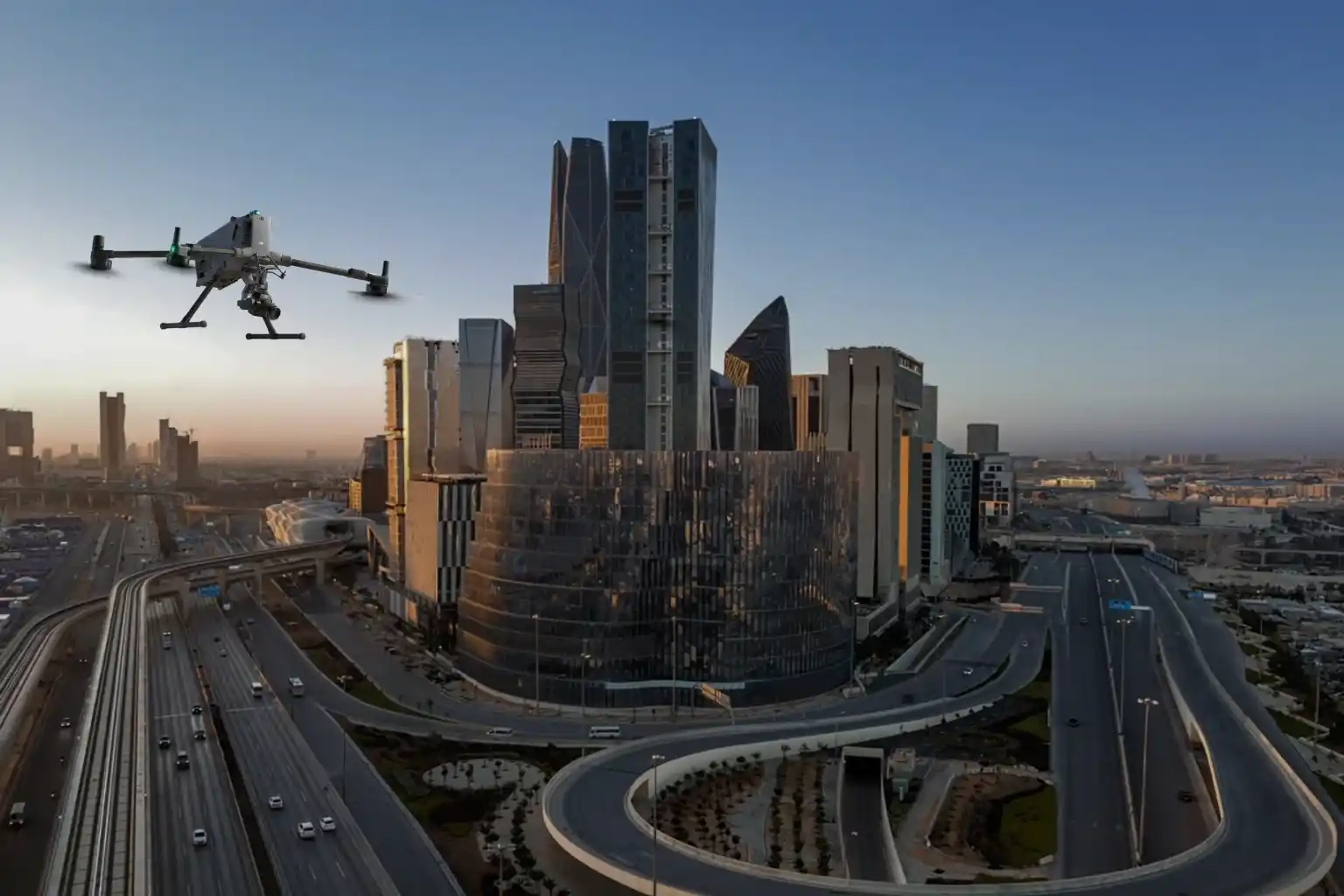 LiDAR Drone Mapping for Highway Construction Corridor Survey.
