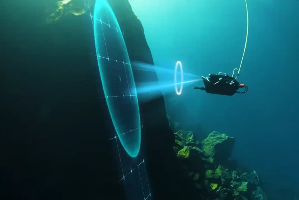 ROV-based monitoring for marine inspection assets for hull inspection.