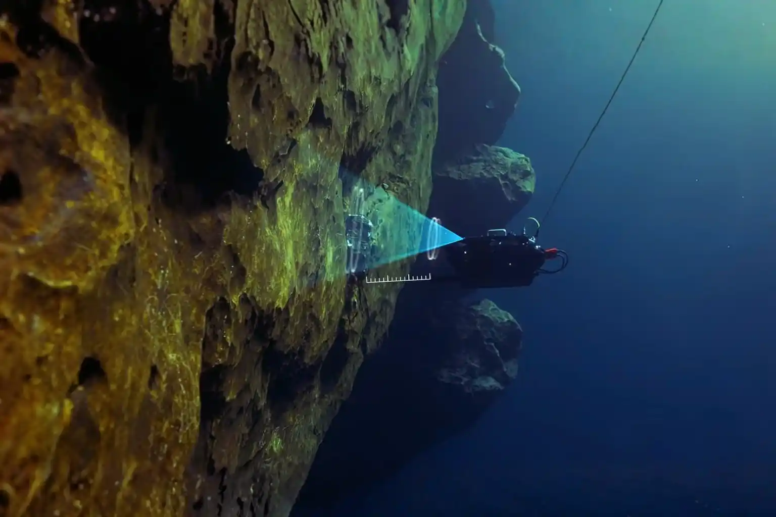 Sonar mapping for subsea pipeline ROV-based monitoring for marine inspection assets.