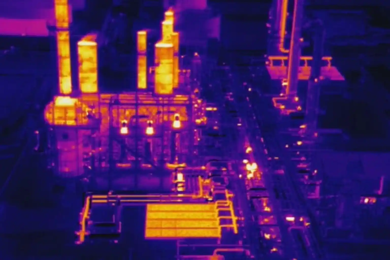 Aerial methane detection drone.