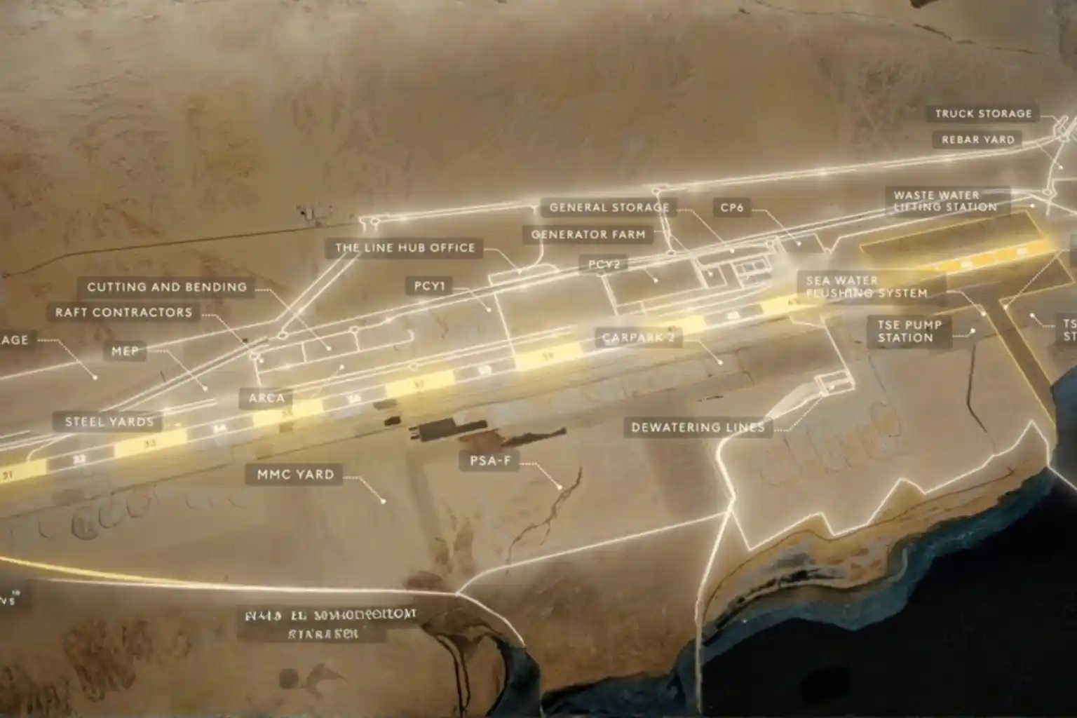 Digital Twin showing predictive Maintenance data for vertical structure.