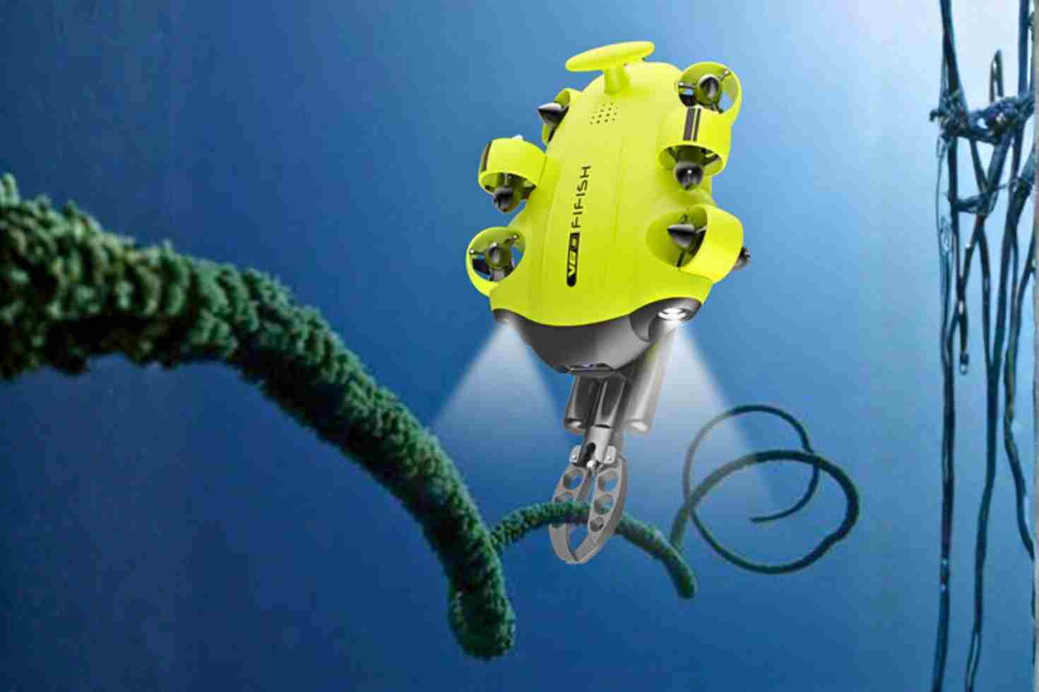 ROV subsea inspection and cleaning.