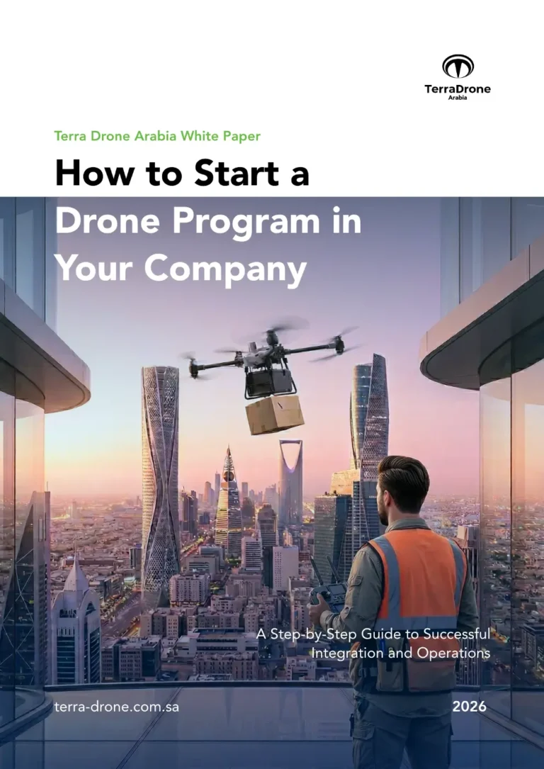Terra Drone Arabia corporate drone program whitepaper cover
