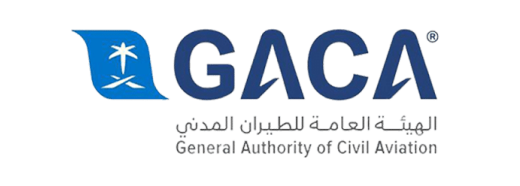 GACA licensed drone operator certification badge Saudi Arabia
