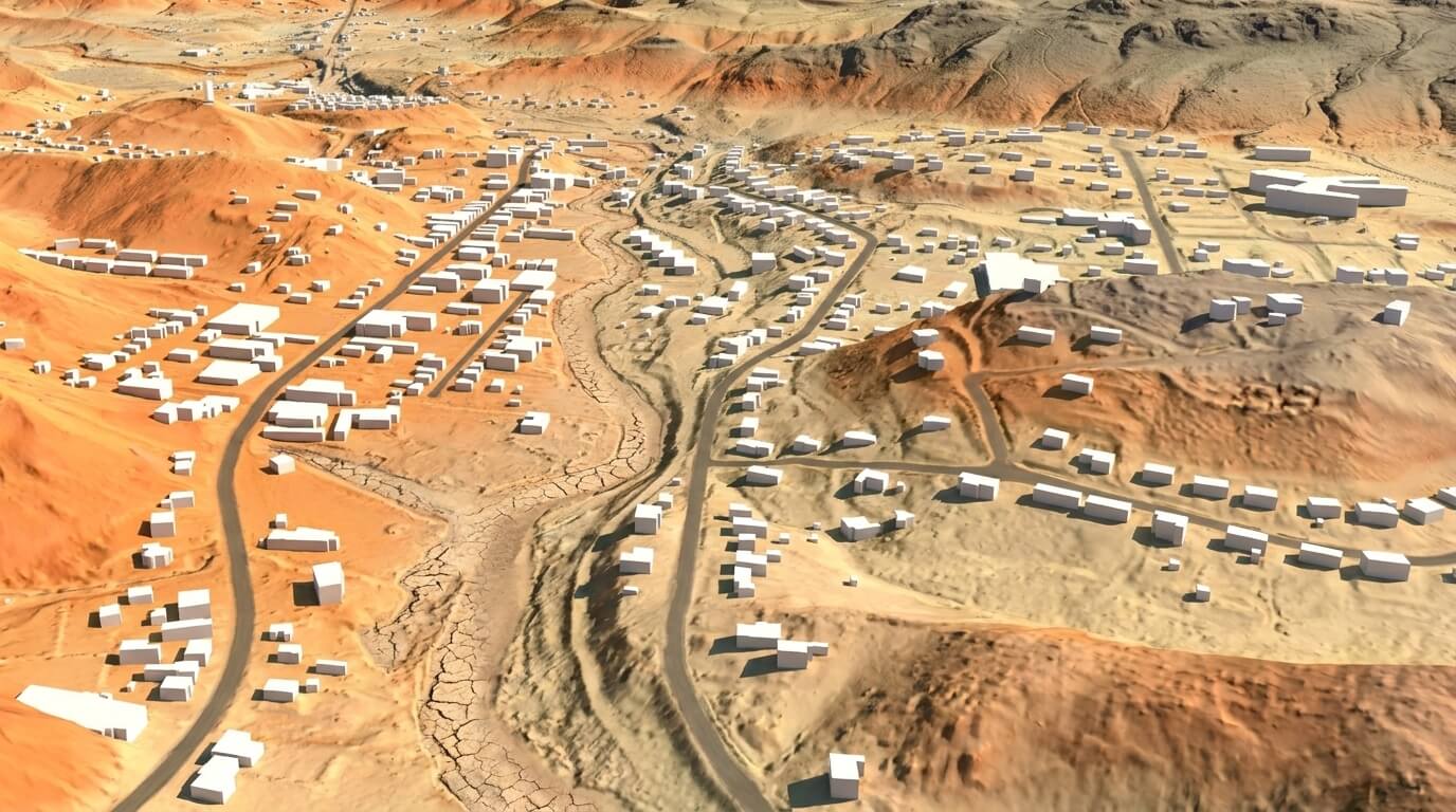 LiDAR Elevation Data Capture for Wadi and Terrain Mapping