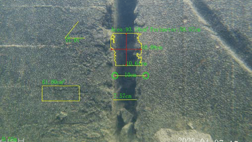 QY-MT precision measurement tool for underwater crack and defect profiling