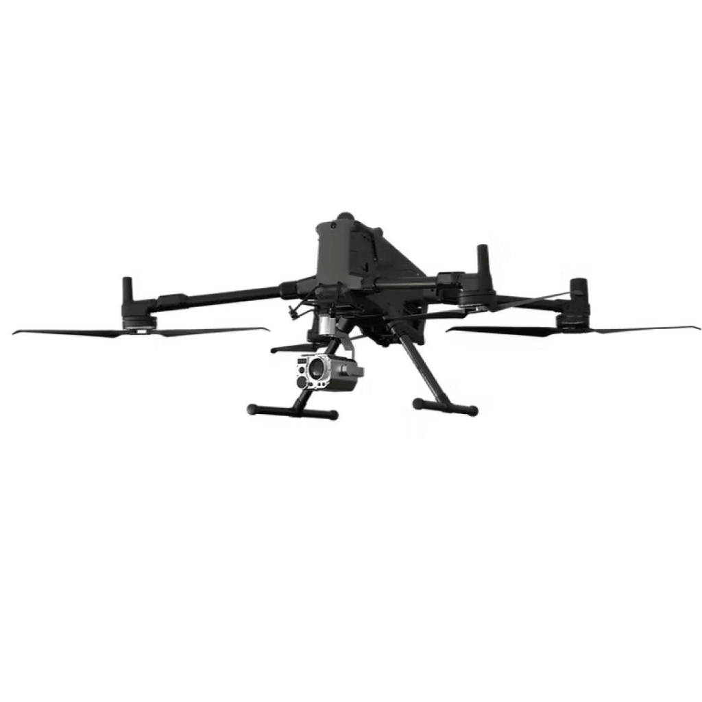DJI M400 heavy-lift drone carrying MetScan payload for methane and environmental gas leak detection in Saudi Arabia